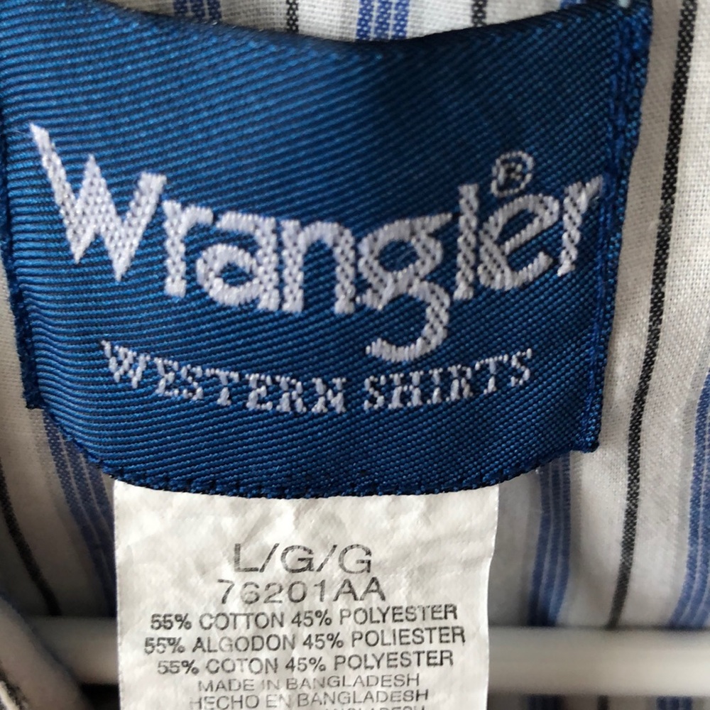 Wrangler Men’s Button Down Western Shirt - Picture 2 of 2